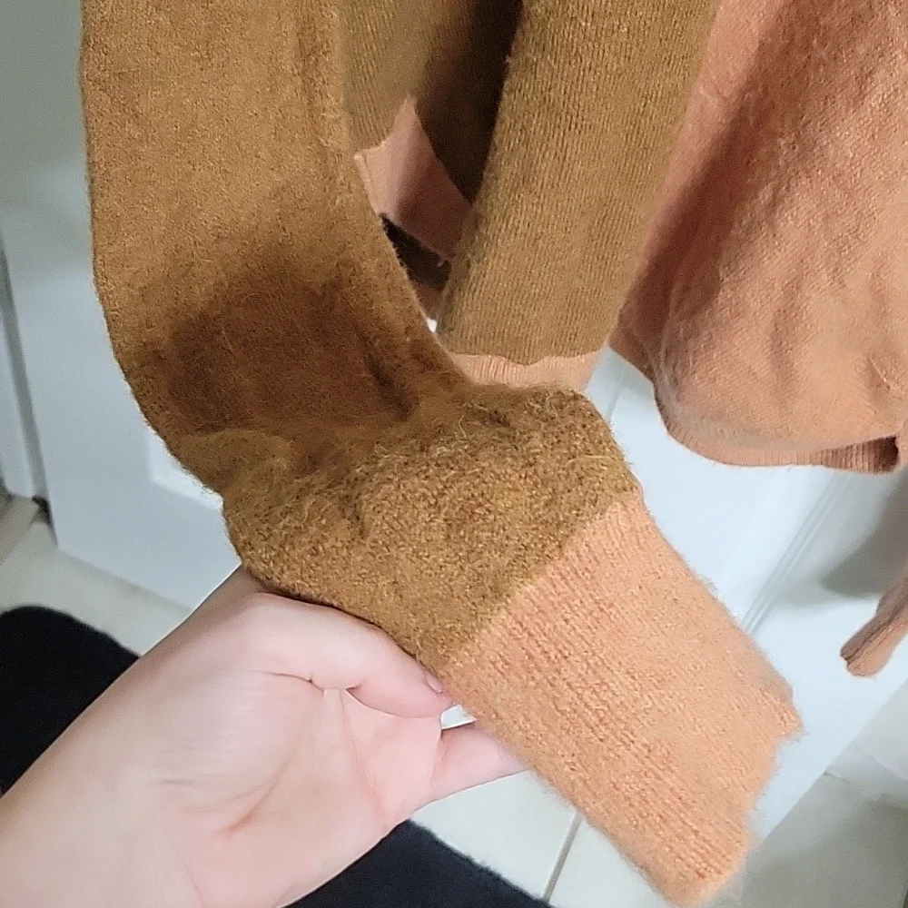 Madewell Colorblock Alpaca/Wool Blend Sweater - Picture 4 of 5